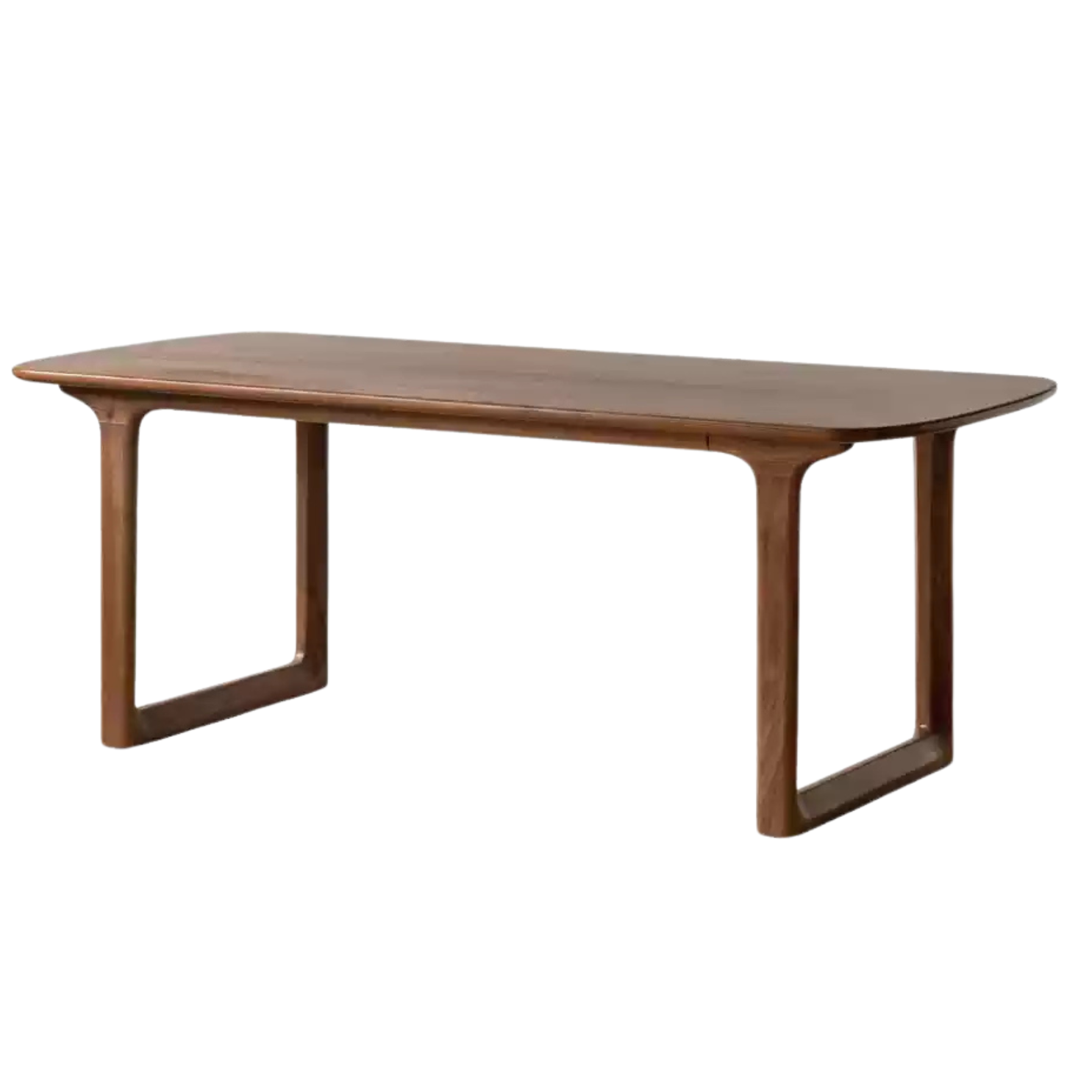 Black Walnut Solid Wood Rectangular Tea Table