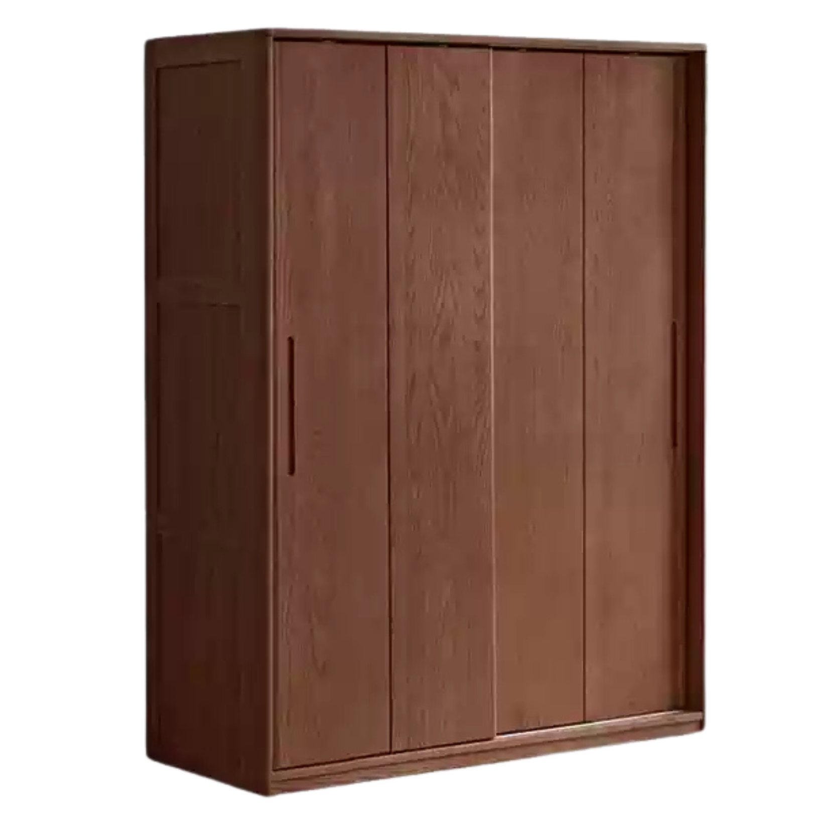 Ash Solid Wood Sliding Door Wardrobe