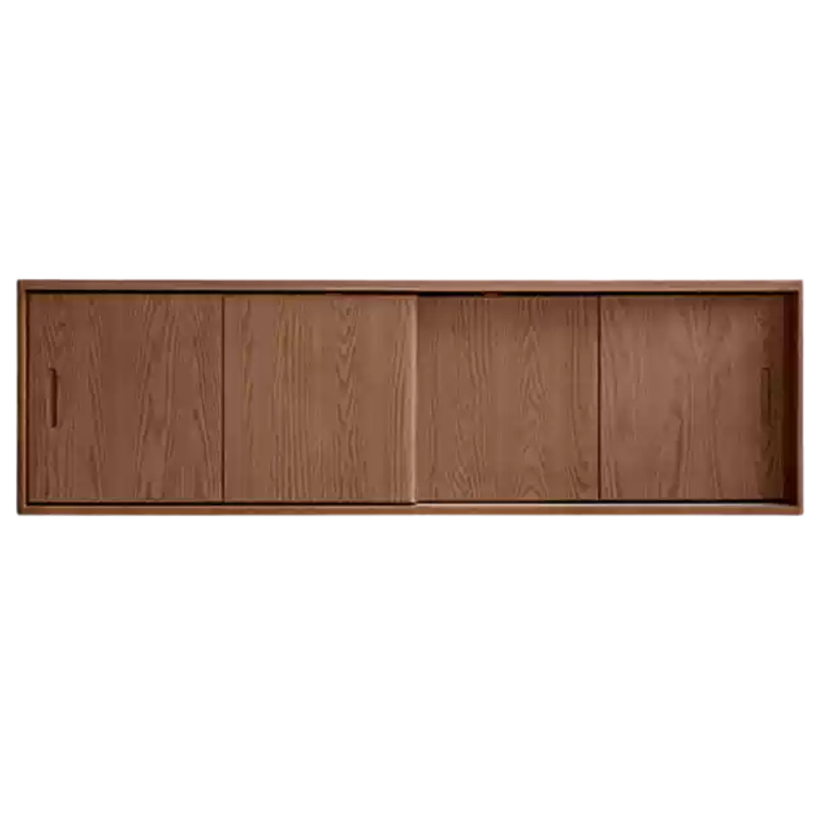 Ash Solid Wood Sliding Door Wardrobe