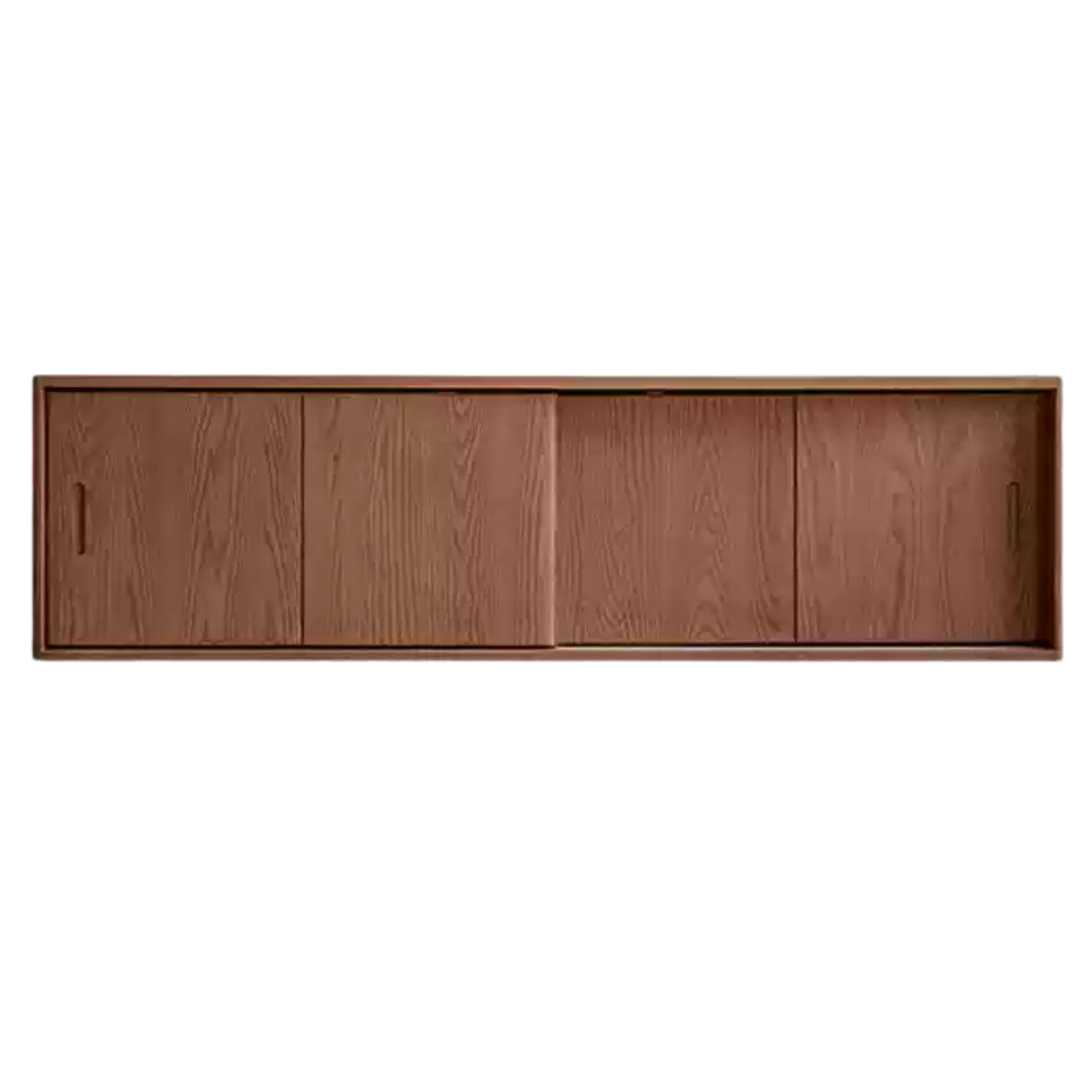 Ash Solid Wood Sliding Door Wardrobe