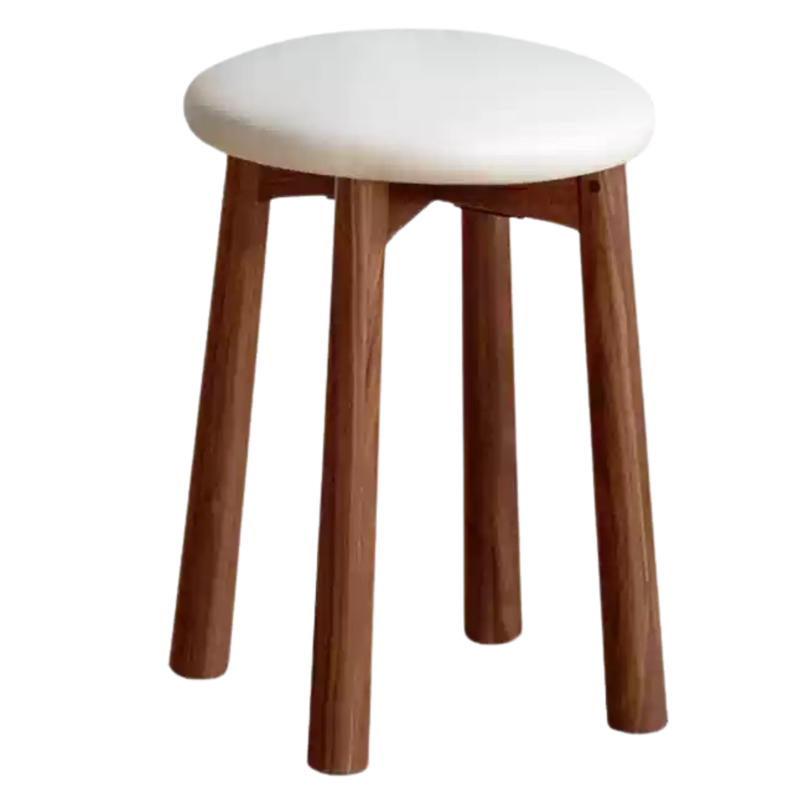 Cherry, Oak, Black walnut Solid Wood Makeup Stool