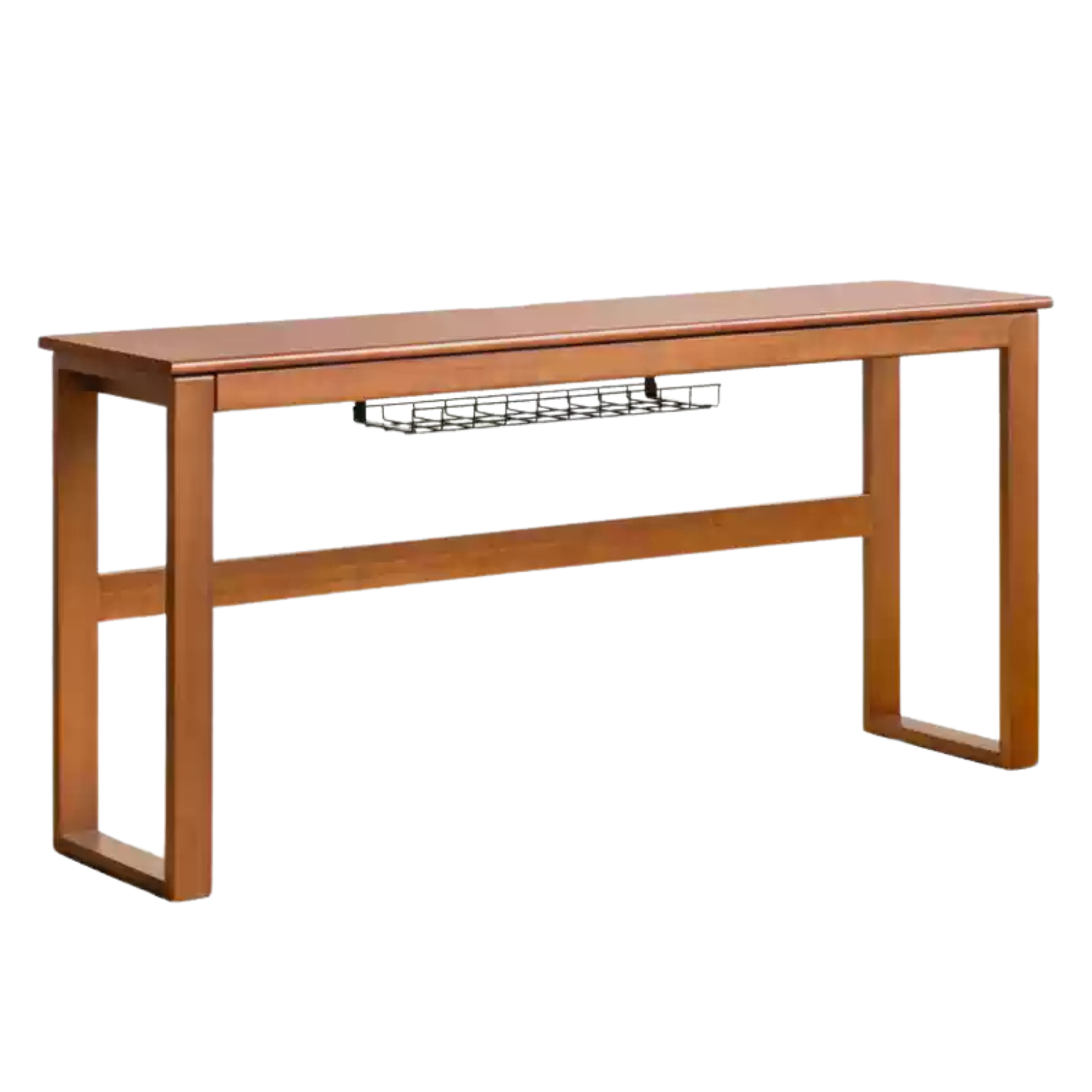 Poplar solid wood narrow office desk