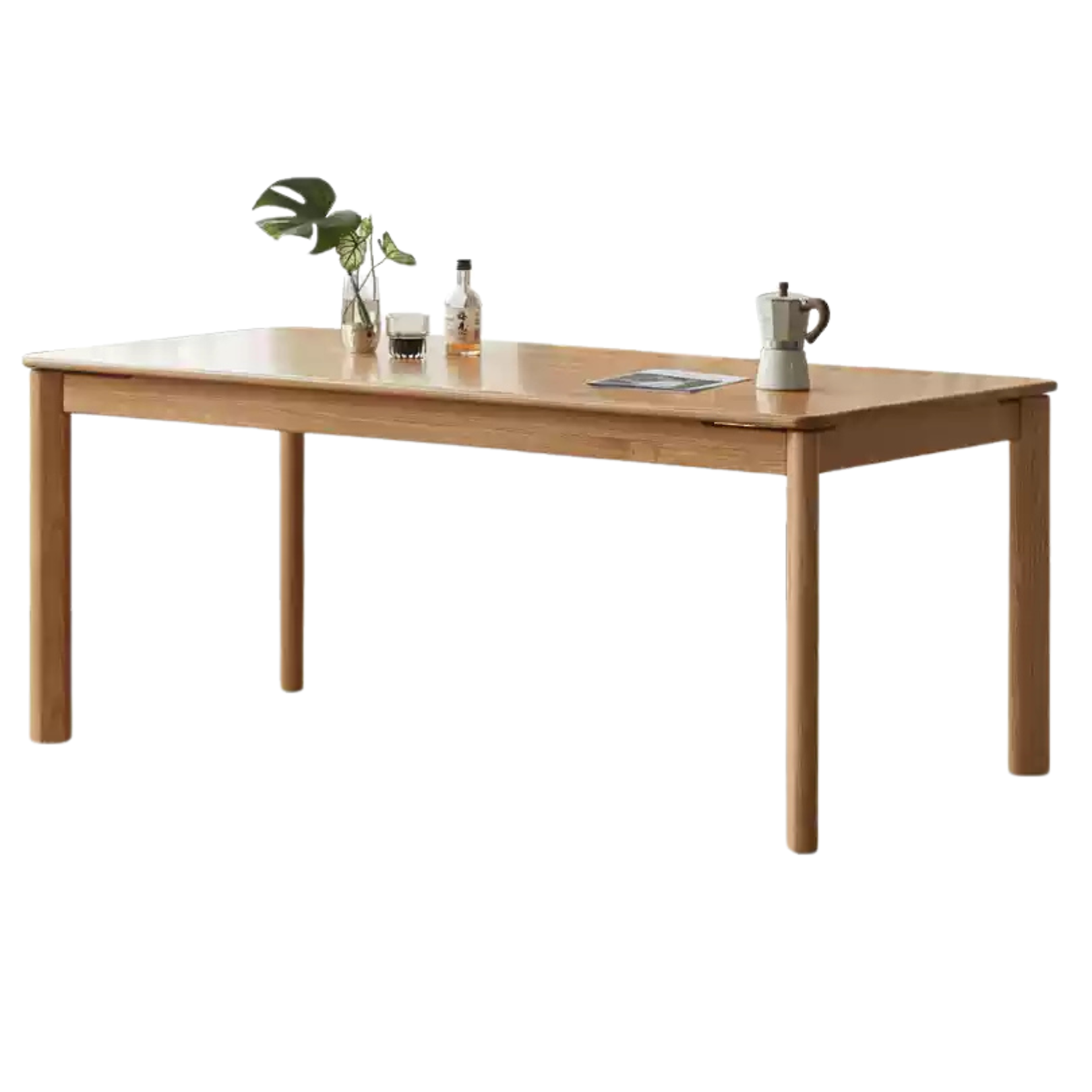 Ash, Oak solid wood long dining table