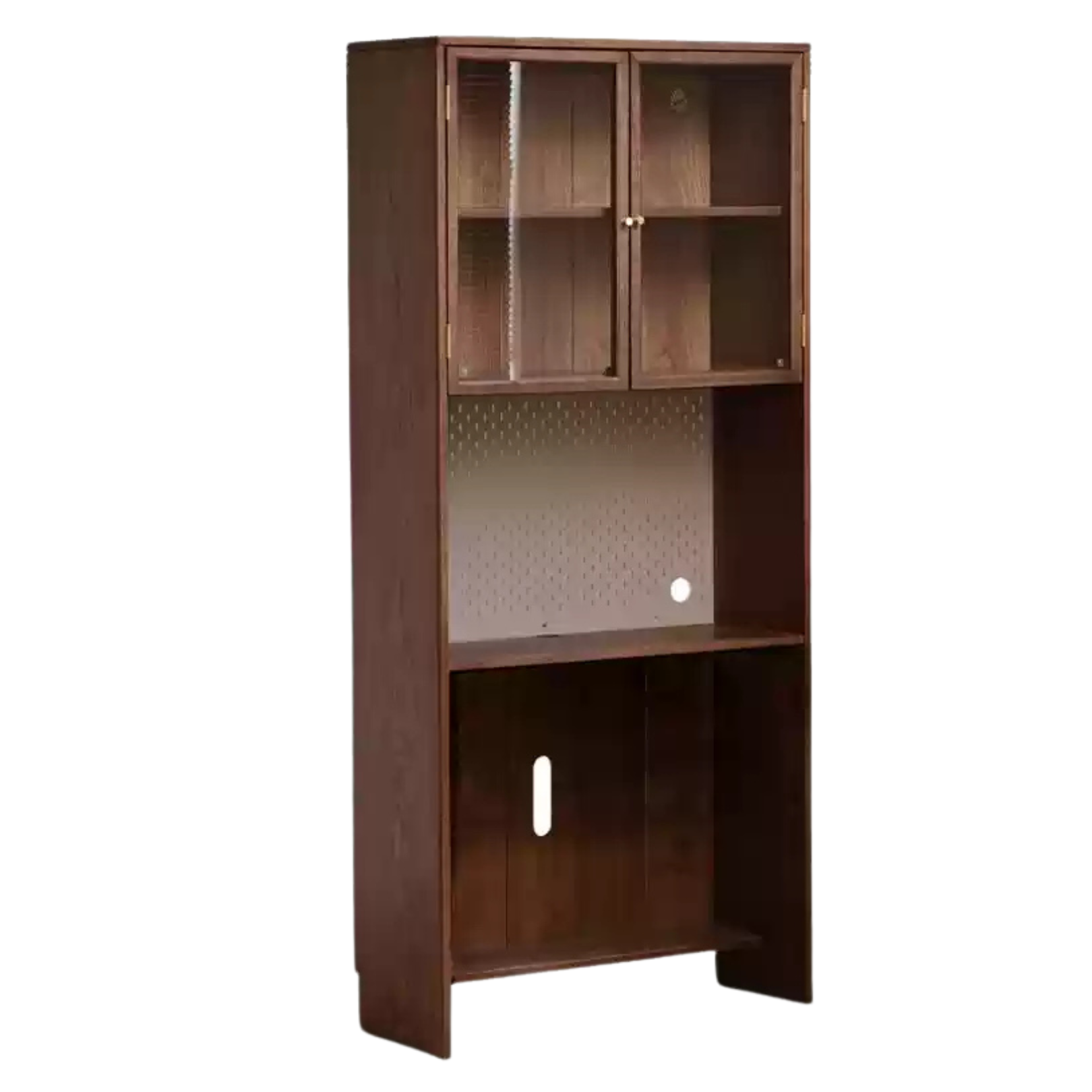 Oak, Black Walnut Solid Wood Desk Bookshelf Computer Desk Study Table