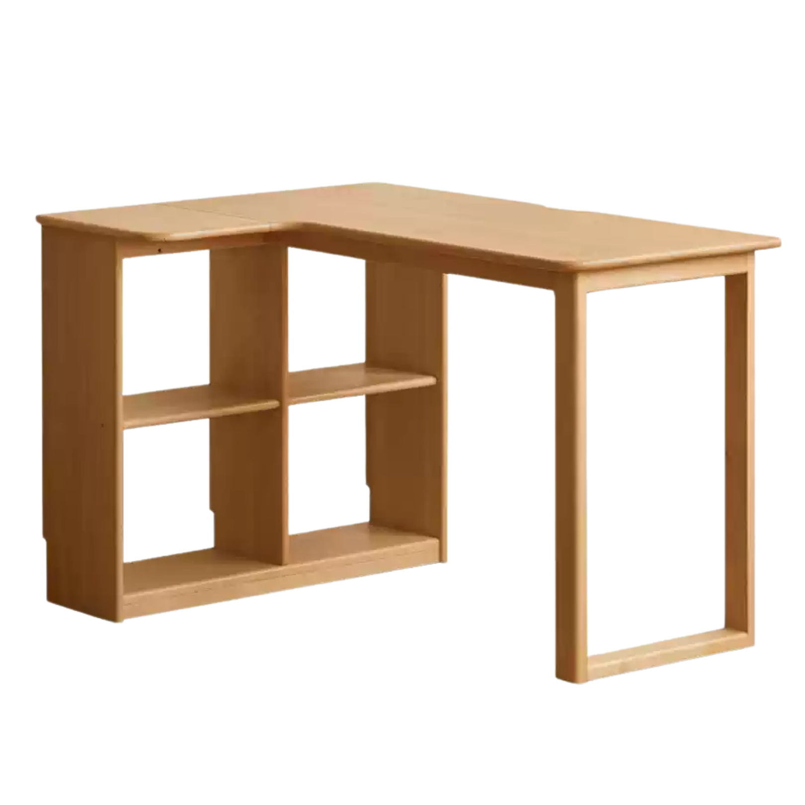 Beech solid wood children's corner desk