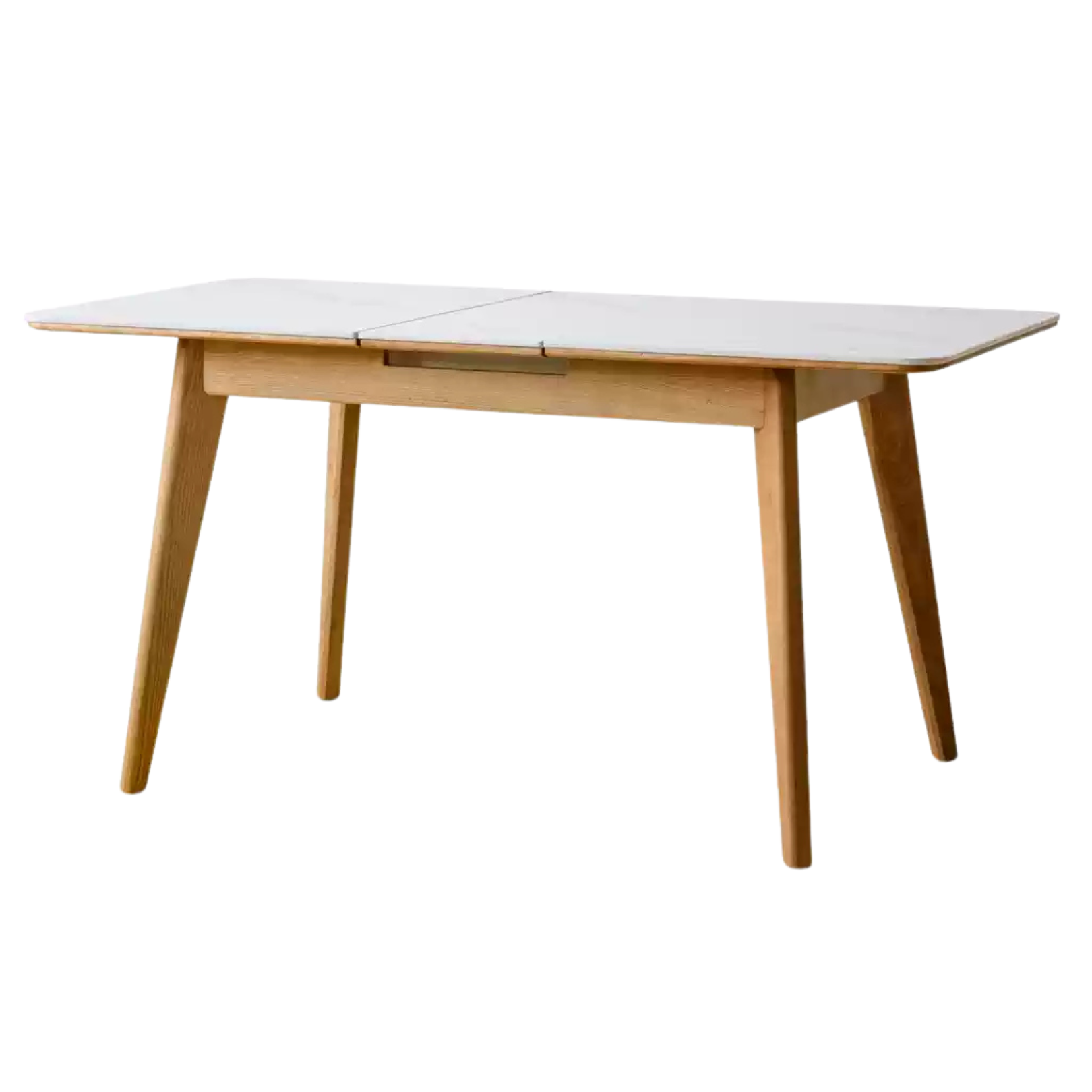 Ash, Cherry, Oak Solid Wood Rock Retractable Rectangular Table