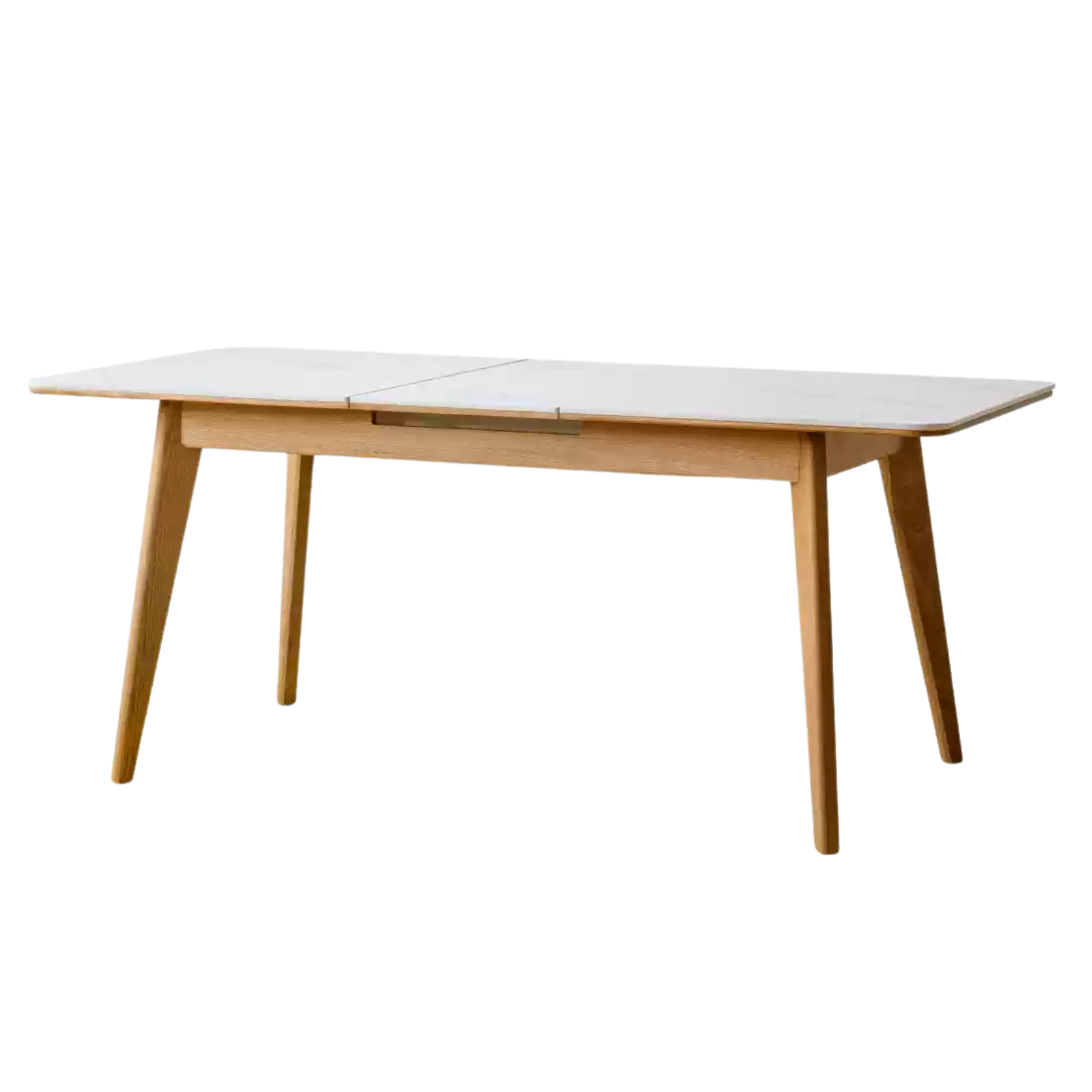 Ash, Cherry, Oak Solid Wood Rock Retractable Rectangular Table