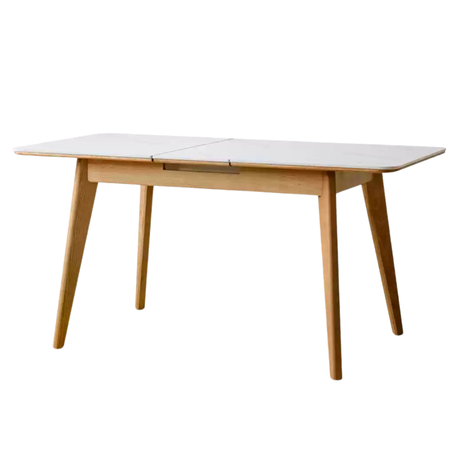 Ash, Cherry, Oak Solid Wood Rock Retractable Rectangular Table