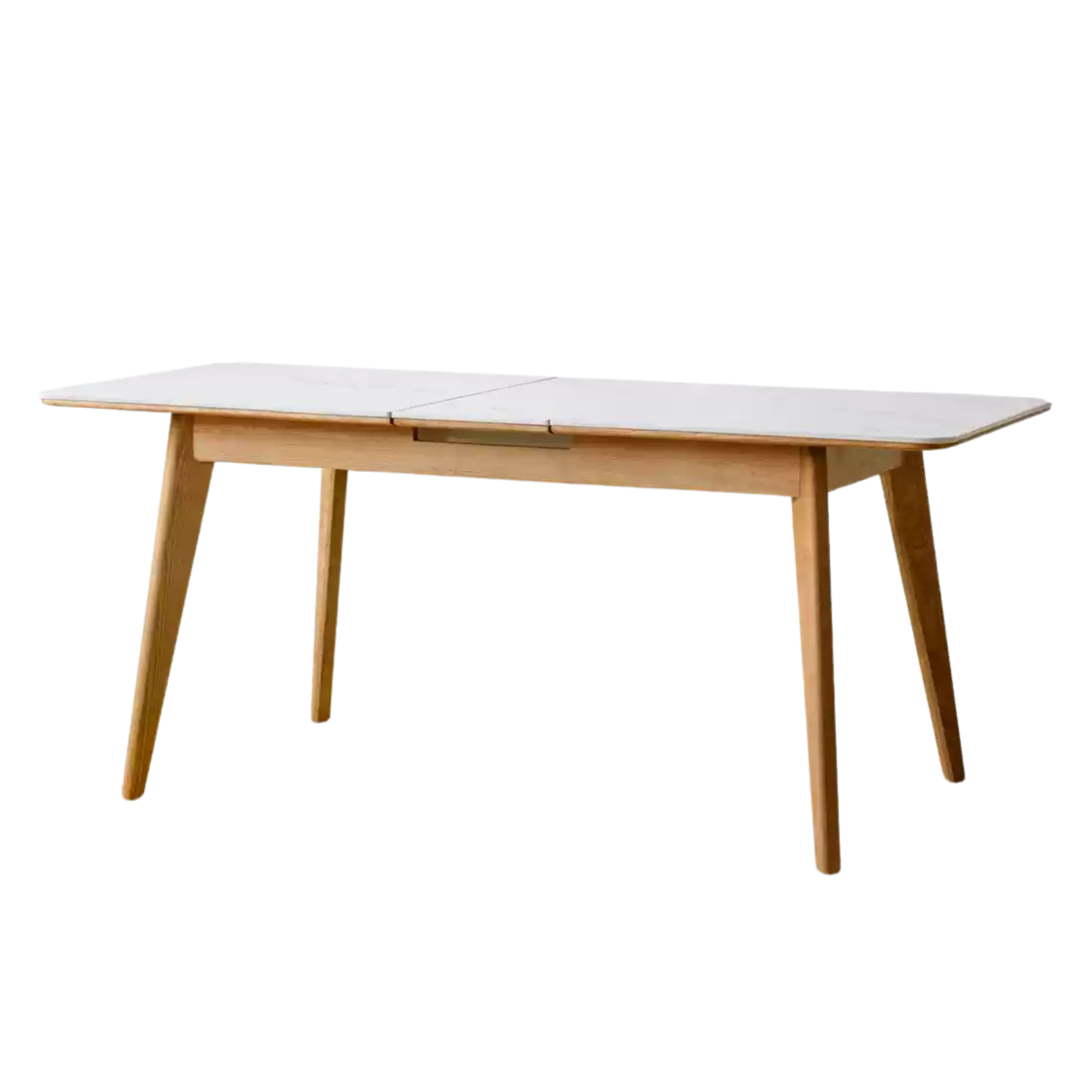 Ash, Cherry, Oak Solid Wood Rock Retractable Rectangular Table