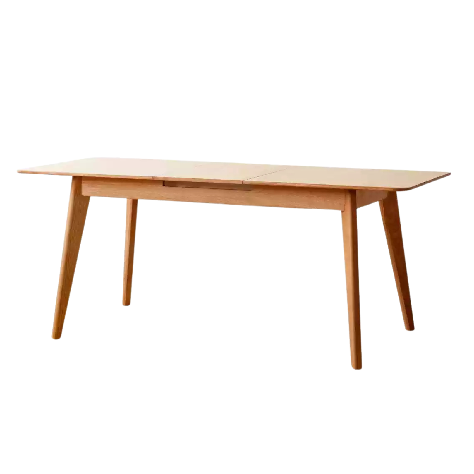 Ash, Cherry, Oak Solid Wood Rock Retractable Rectangular Table