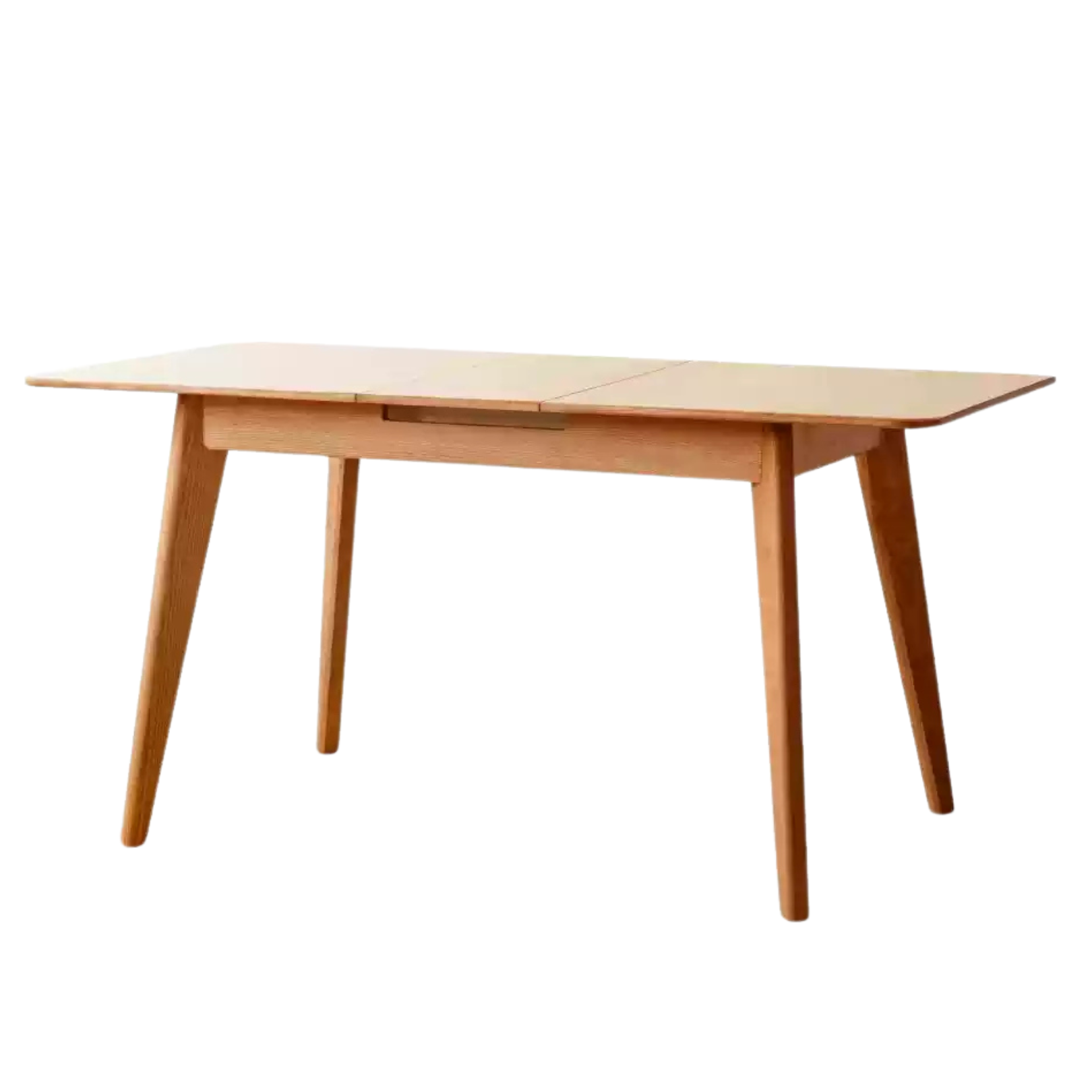 Ash, Cherry, Oak Solid Wood Rock Retractable Rectangular Table