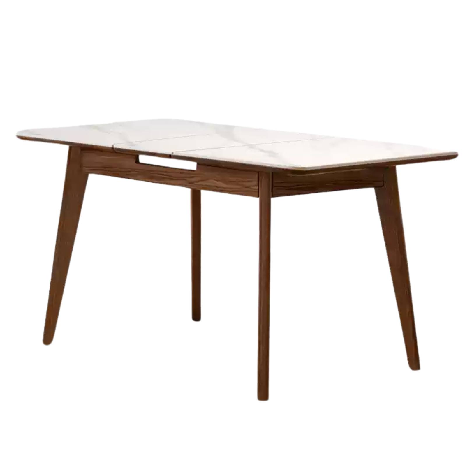 Ash, Cherry, Oak Solid Wood Rock Retractable Rectangular Table