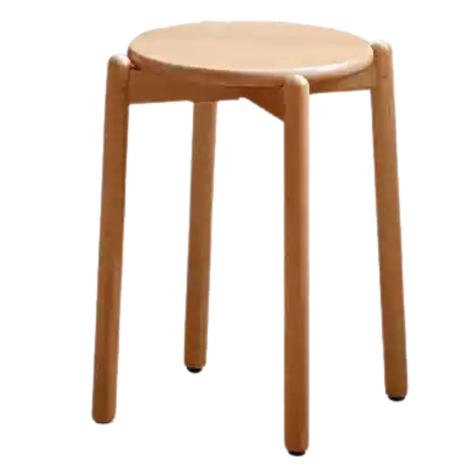 Beech solid wood stackable stools