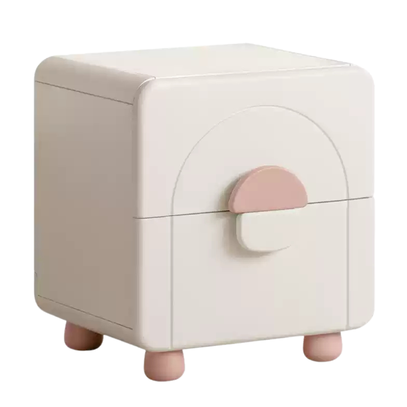 Rubber Wood Solid Wood Children's Nightstand