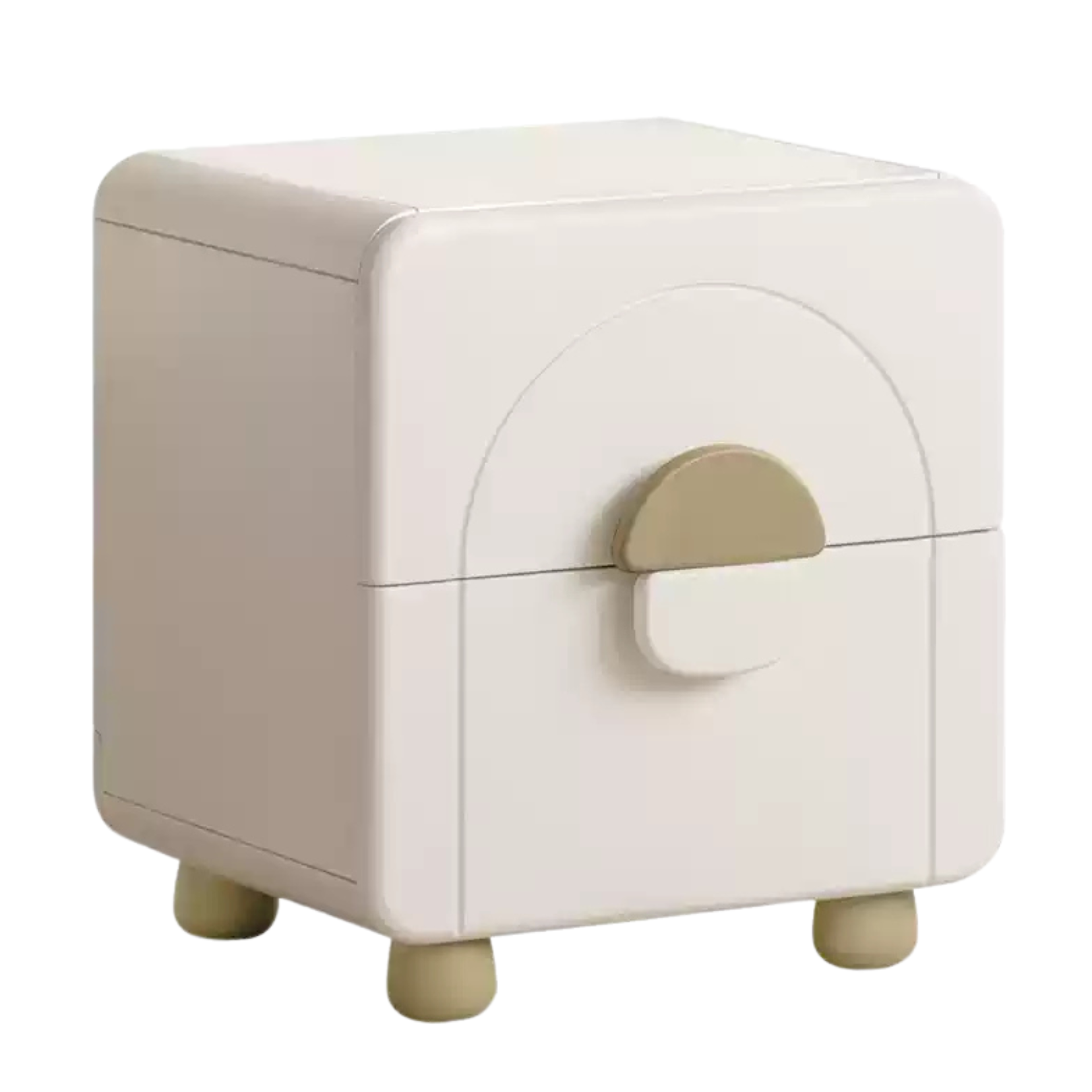 Rubber Wood Solid Wood Children's Nightstand