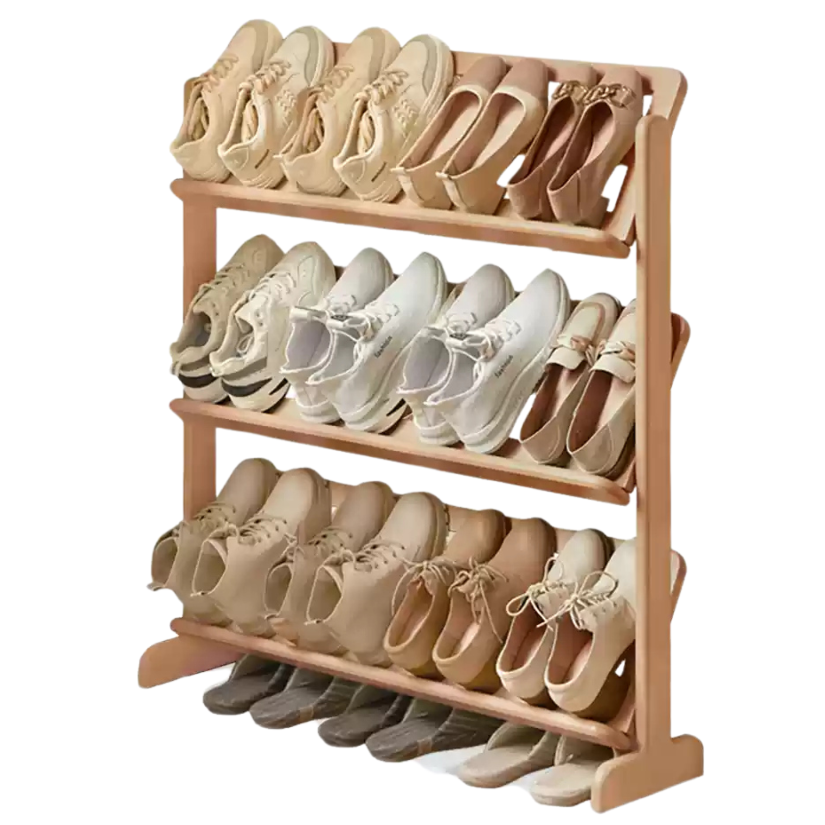 Birch, Beech Solid Wood Multi-Layer Ultra-Thin Shoe racks