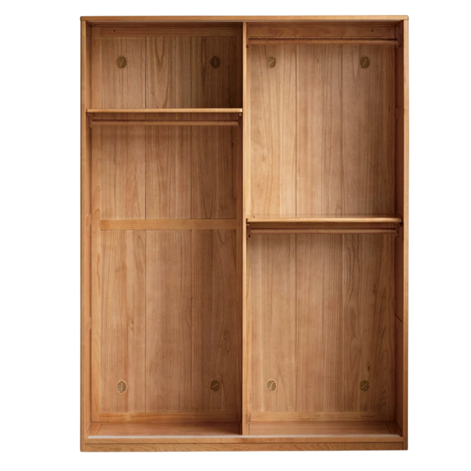 Cherry Wood Sliding Door Wardrobe: