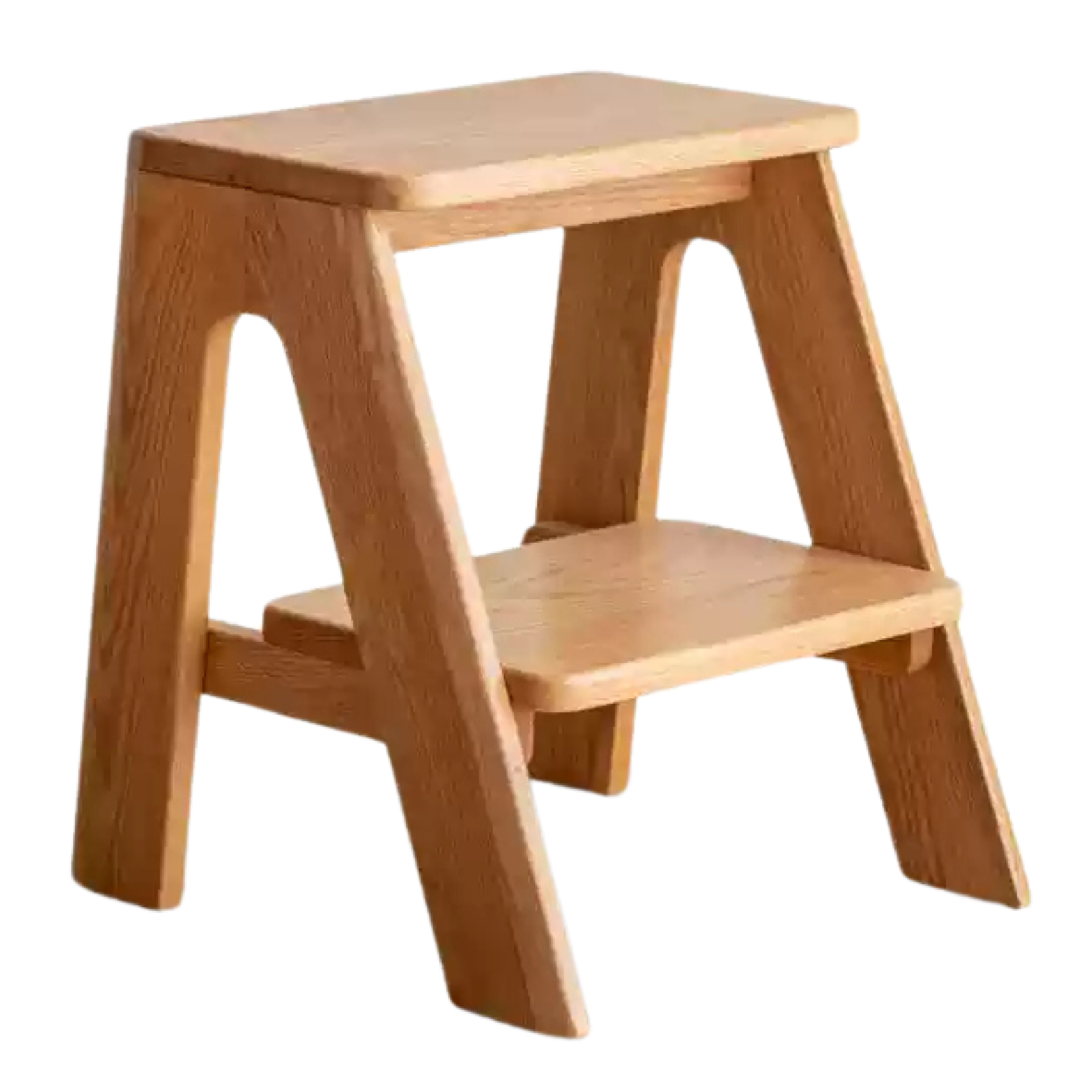 Oak Solid Wood Step Stool: