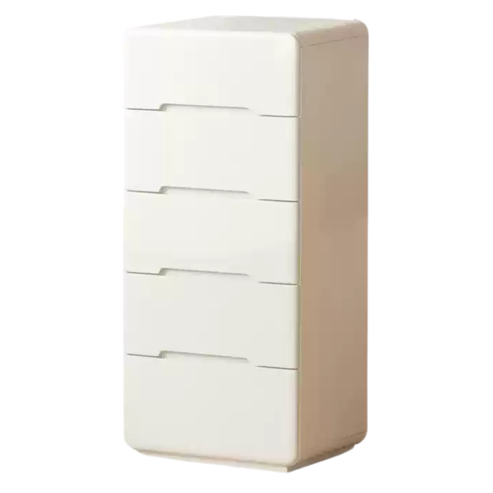 Poplar Solid Wood Storage Cream drawer dresser)