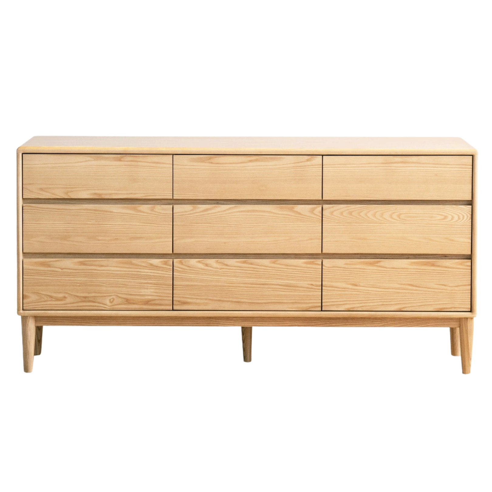 Ash Solid Wood chest of drawers Storage Drawer Cabinet)