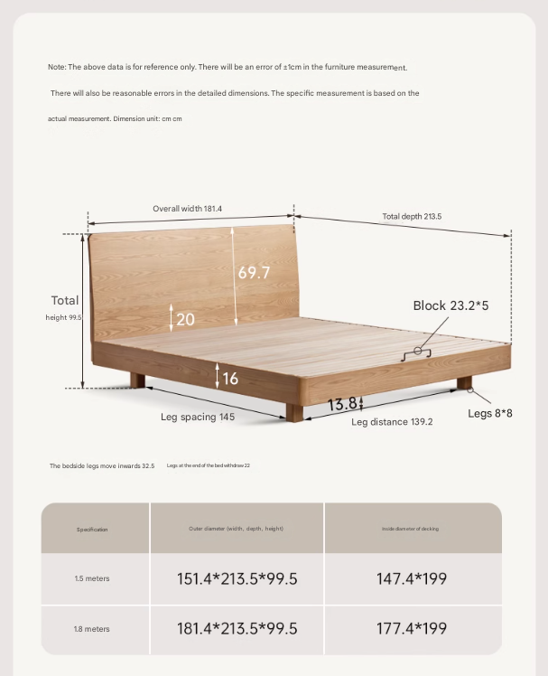 Ash Solid Wood Multi functional Suspended Bed