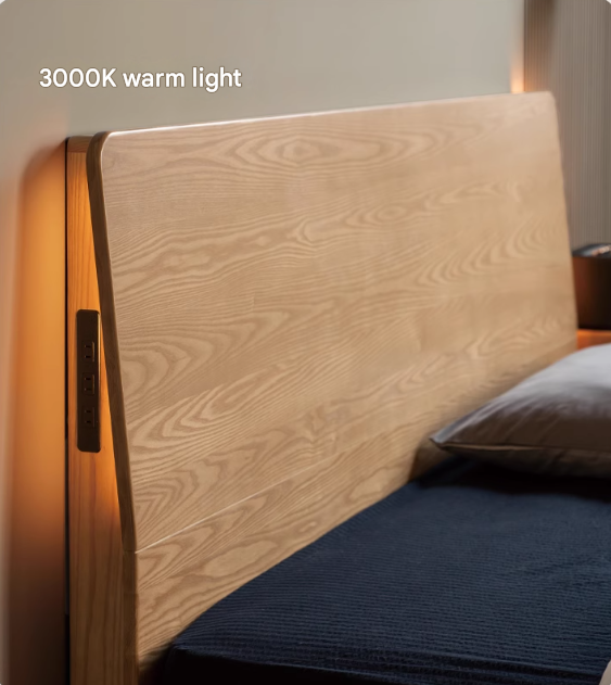 Ash Solid Wood Multi functional Suspended Bed