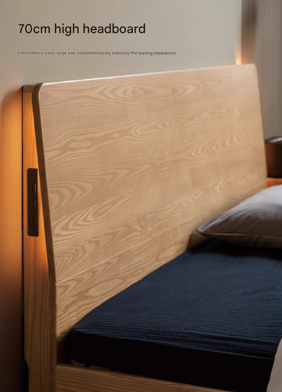 Ash Solid Wood Multi functional Suspended Bed