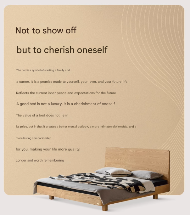 Ash Solid Wood Multi functional Suspended Bed