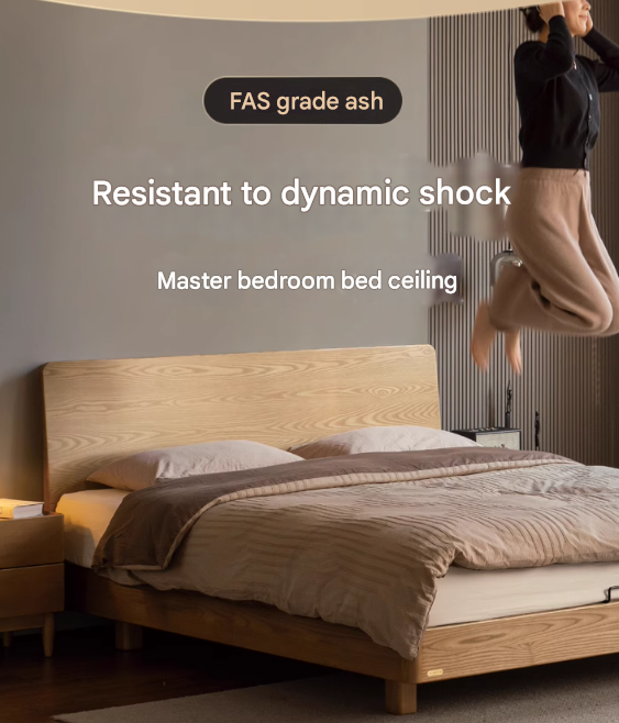 Ash Solid Wood Multi functional Suspended Bed