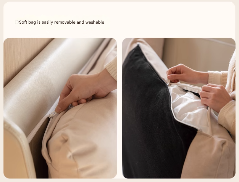 Fabric Bed with Removable Washable Covers