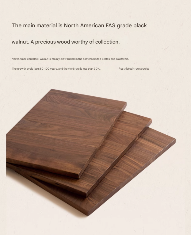 Black Walnut, Oak Solid Wood French Style Leather Bed with Retro Soft Headboard