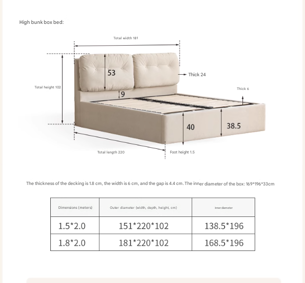 Cloud Upholstered Storage Bed with Tufted Wingback Headboard
