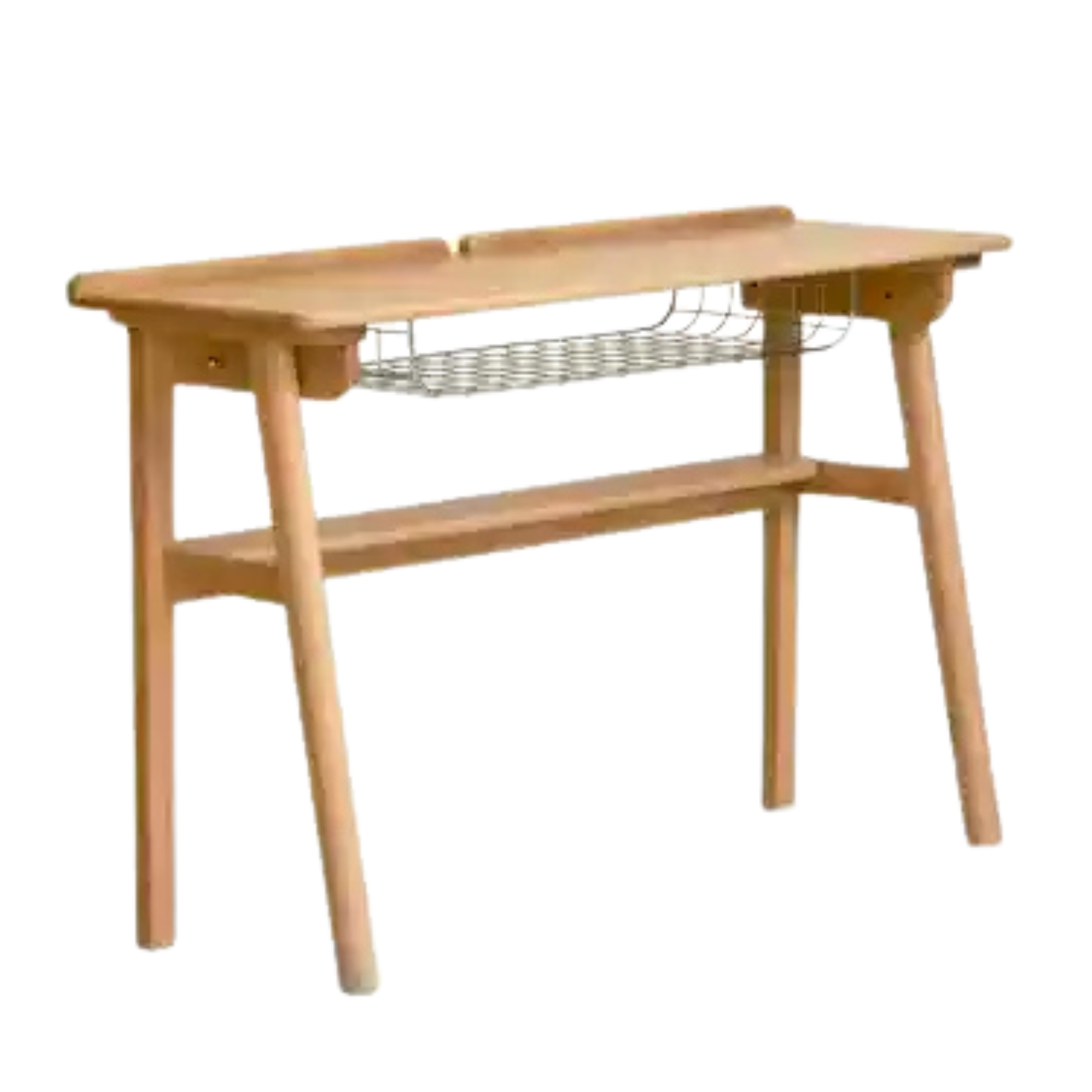 European Beech Solid Wood Ultra Narrow Writing Desk