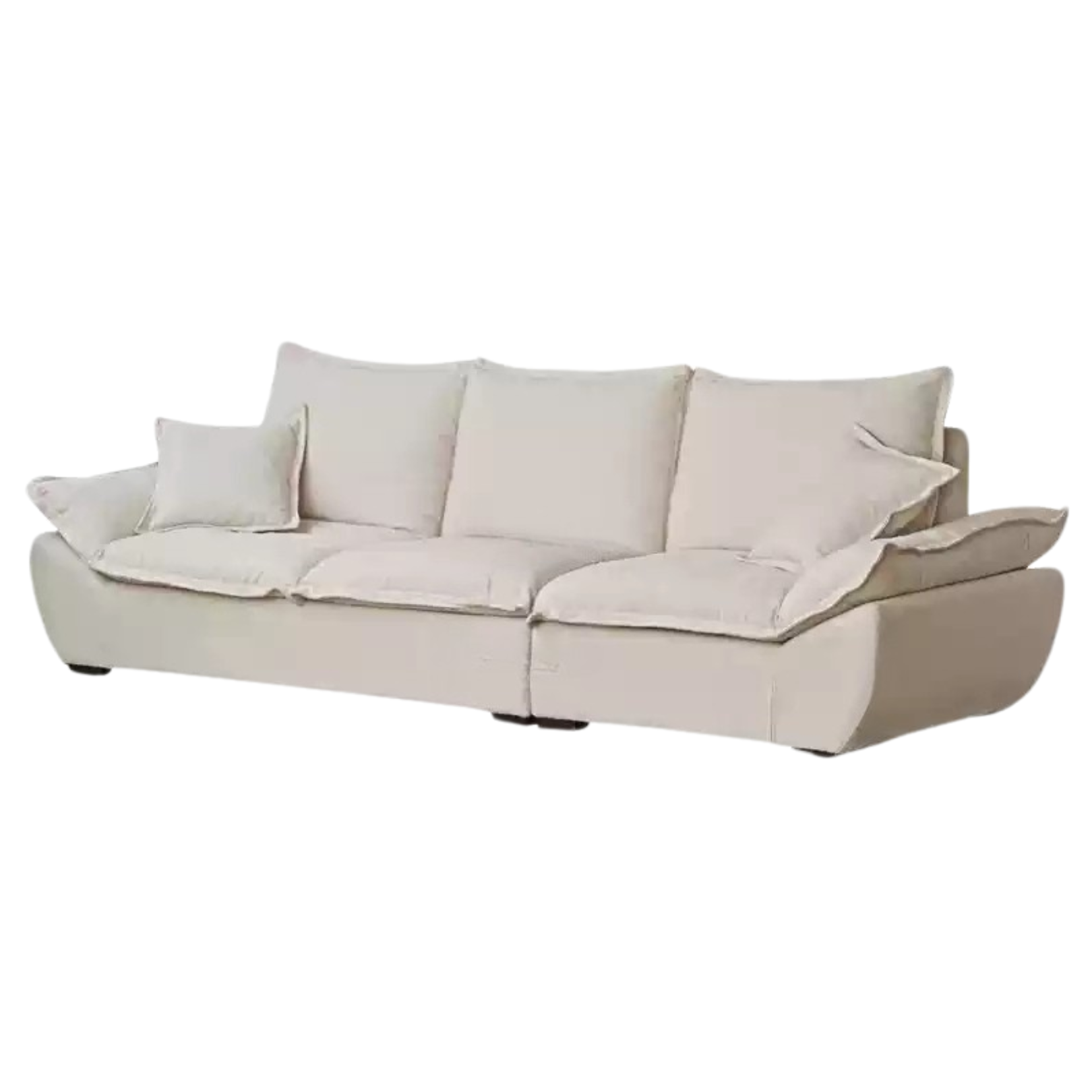Fabric Coastal-style scratch-resistant sofa