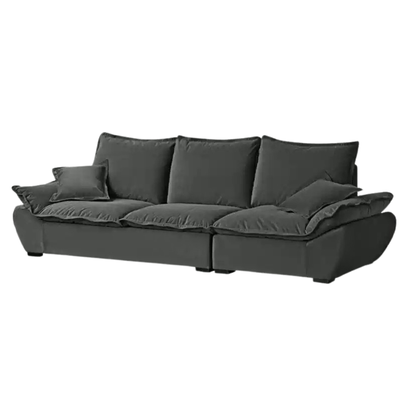 Fabric Coastal-style scratch-resistant sofa