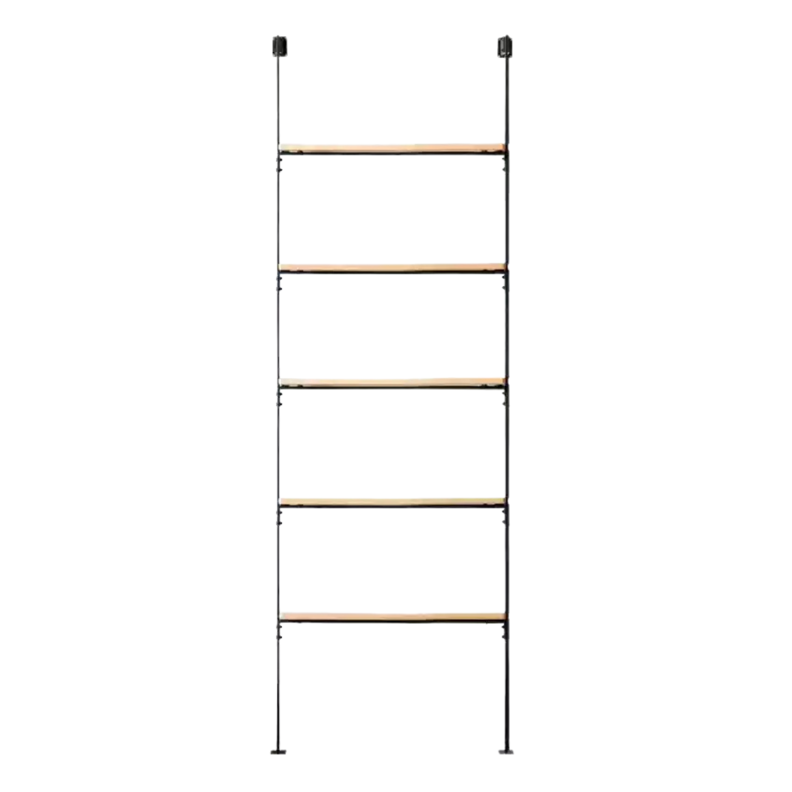 Oak Solid Wood Industrial Style Multi-layer Storage Rack