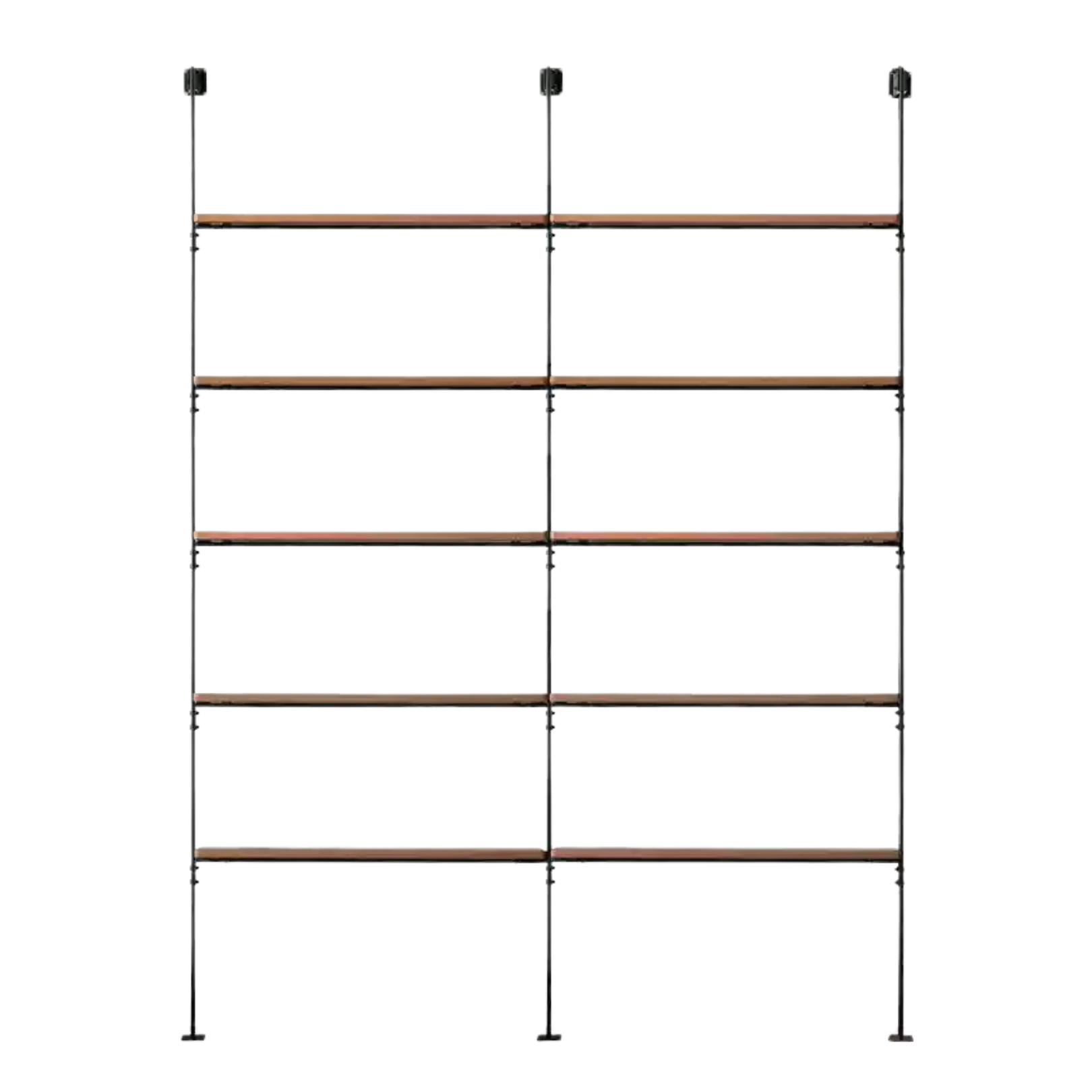 Oak Solid Wood Industrial Style Multi-layer Storage Rack