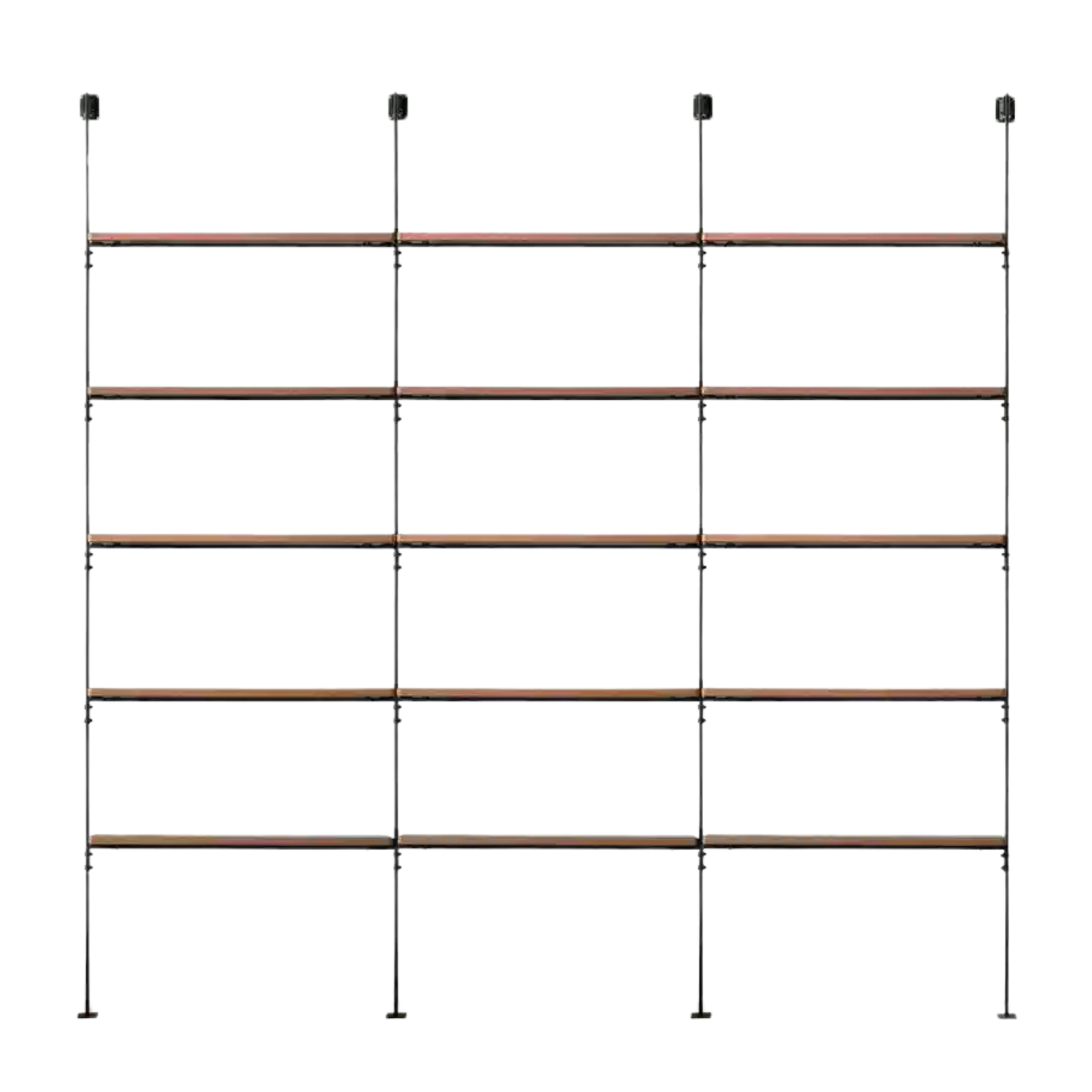 Oak Solid Wood Industrial Style Multi-layer Storage Rack