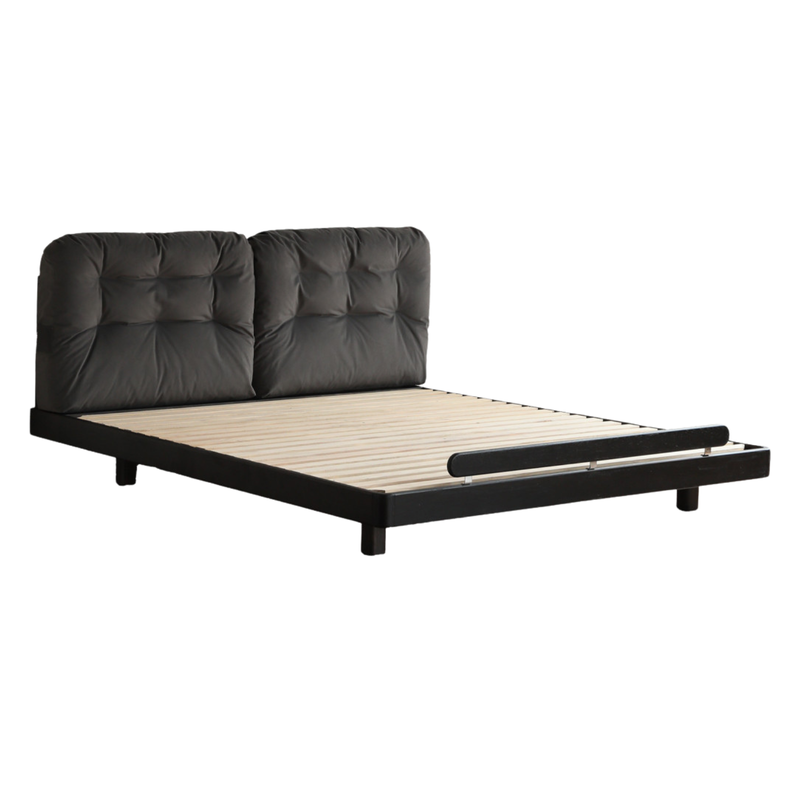 Poplar, Oak solid wood vintage soft retro bed