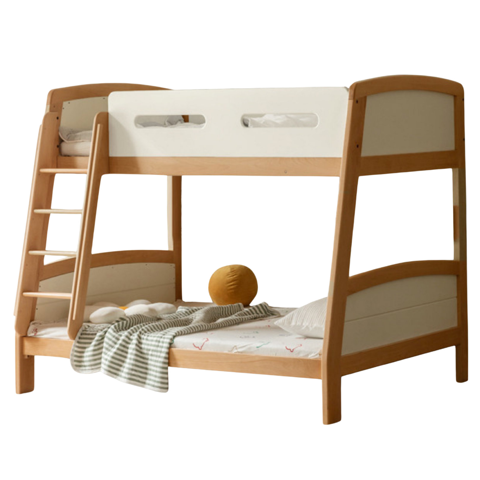Poplar solid wood Children's multifunctional Bunk Bed.