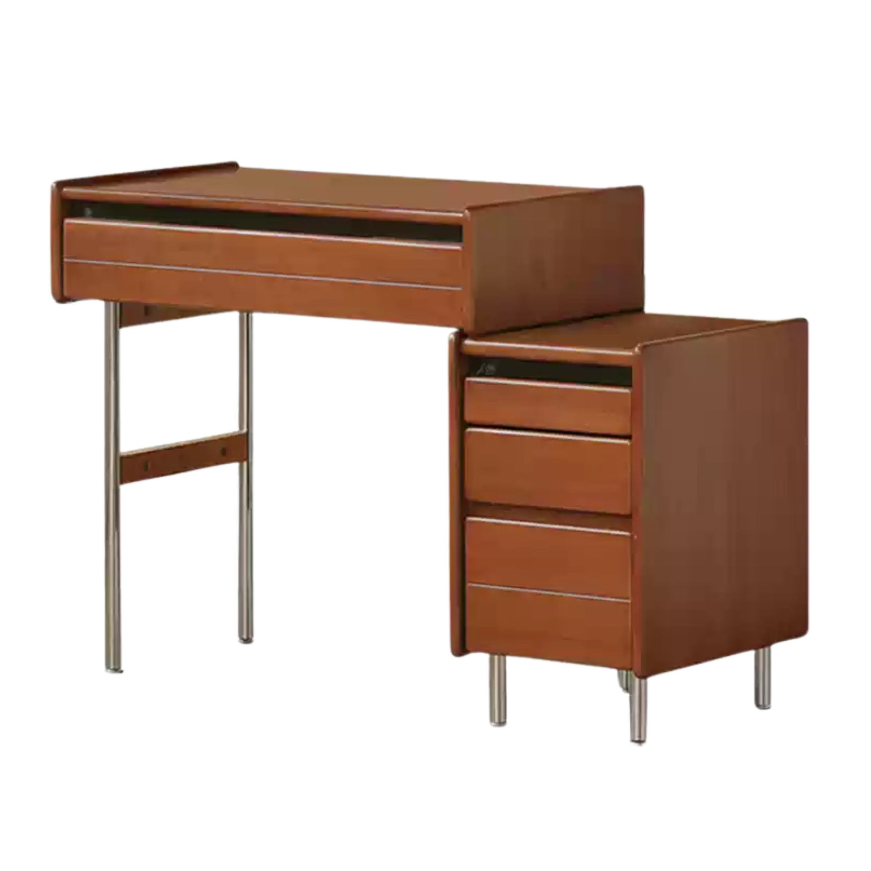 Poplar Solid Wood Bauhaus Multi Functional Dressing Table