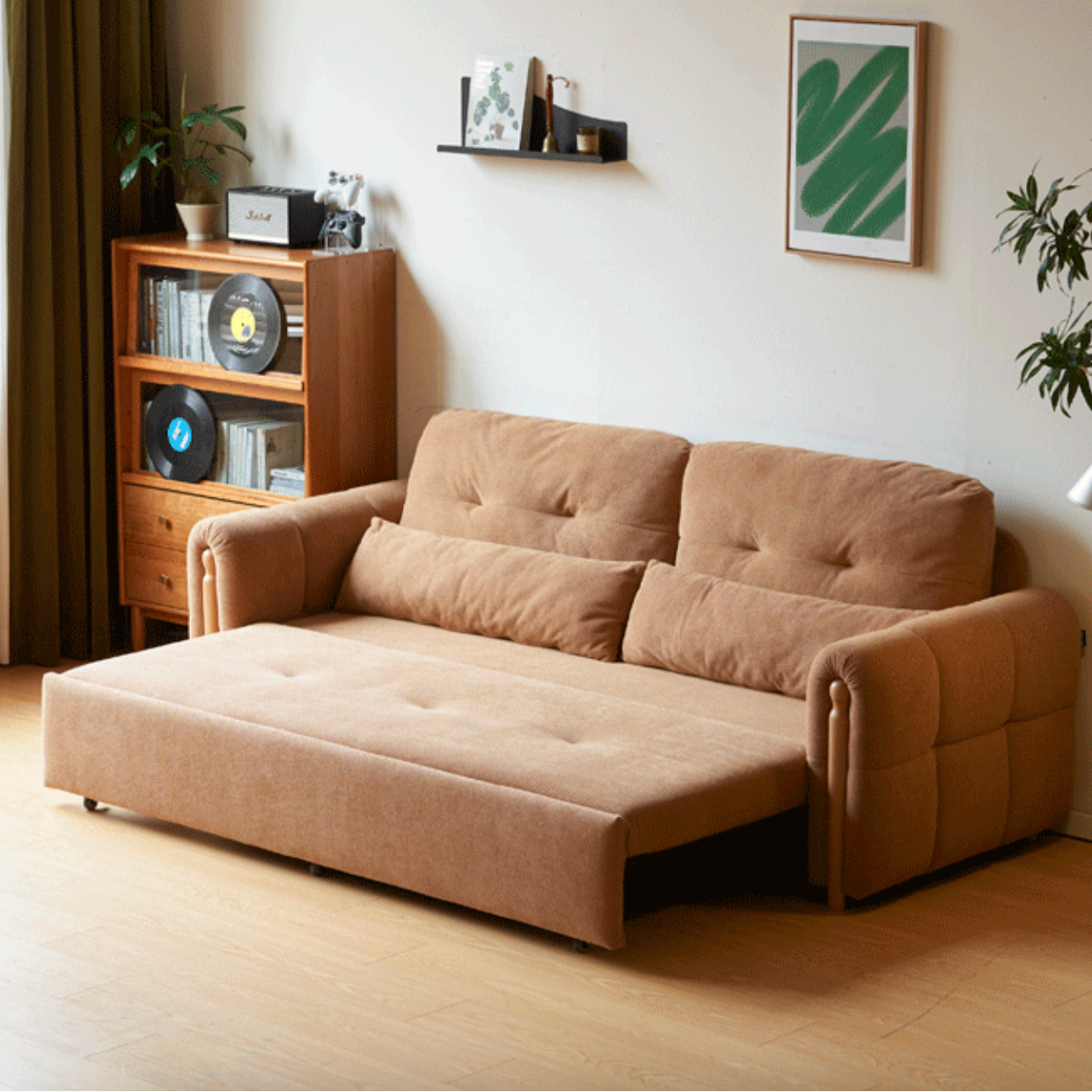 Fabric retractable Sofa Bed