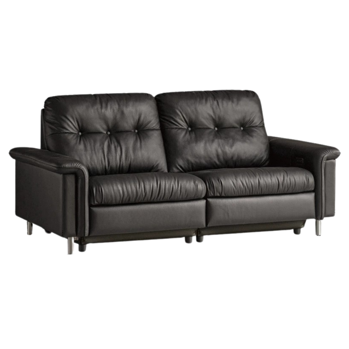 Genuine Leather Zero-Wall Power Recliner Sofa