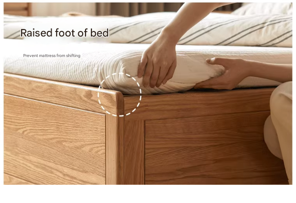 Oak Solid Wood Box Bed Storage Technology Cloth
