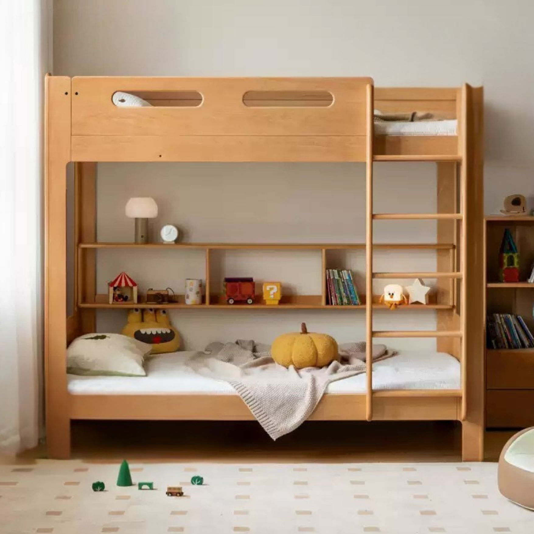 Oak solid wood Bunk Bed.