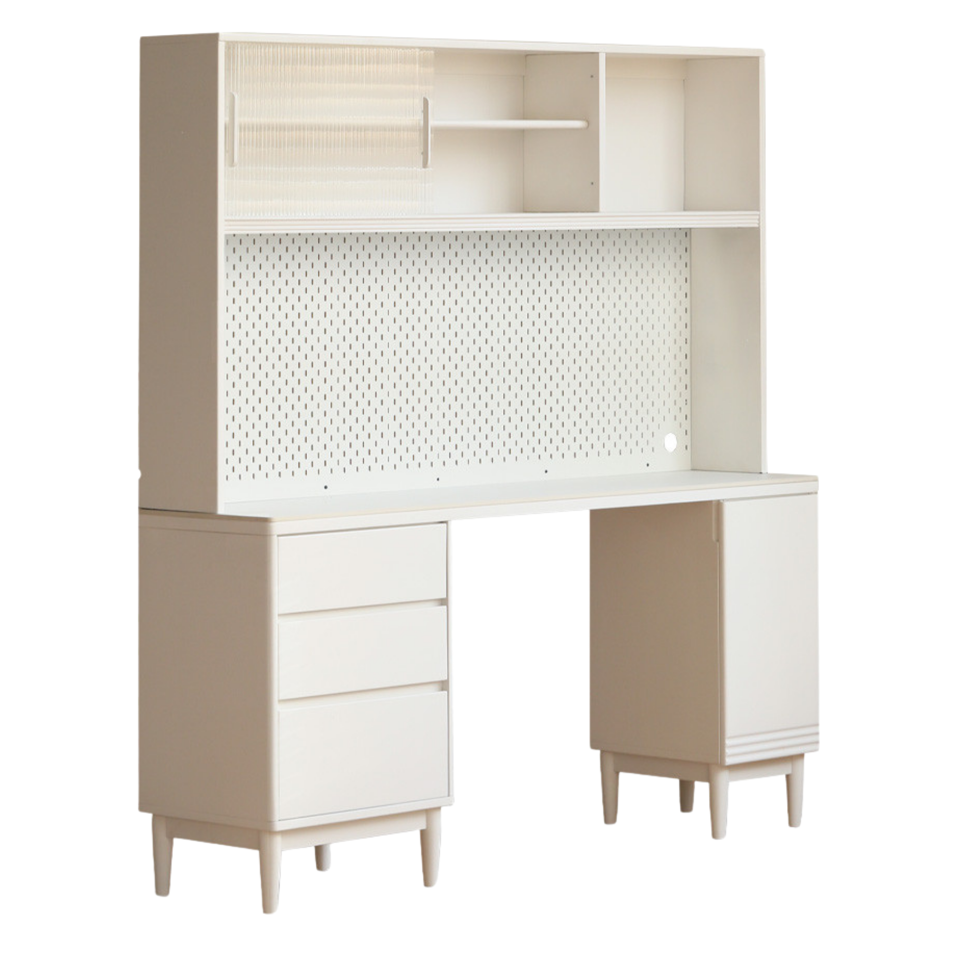 Poplar Solid Wood, Solid RubberWood Multifunctional High Rock Plate Dining Sideboard