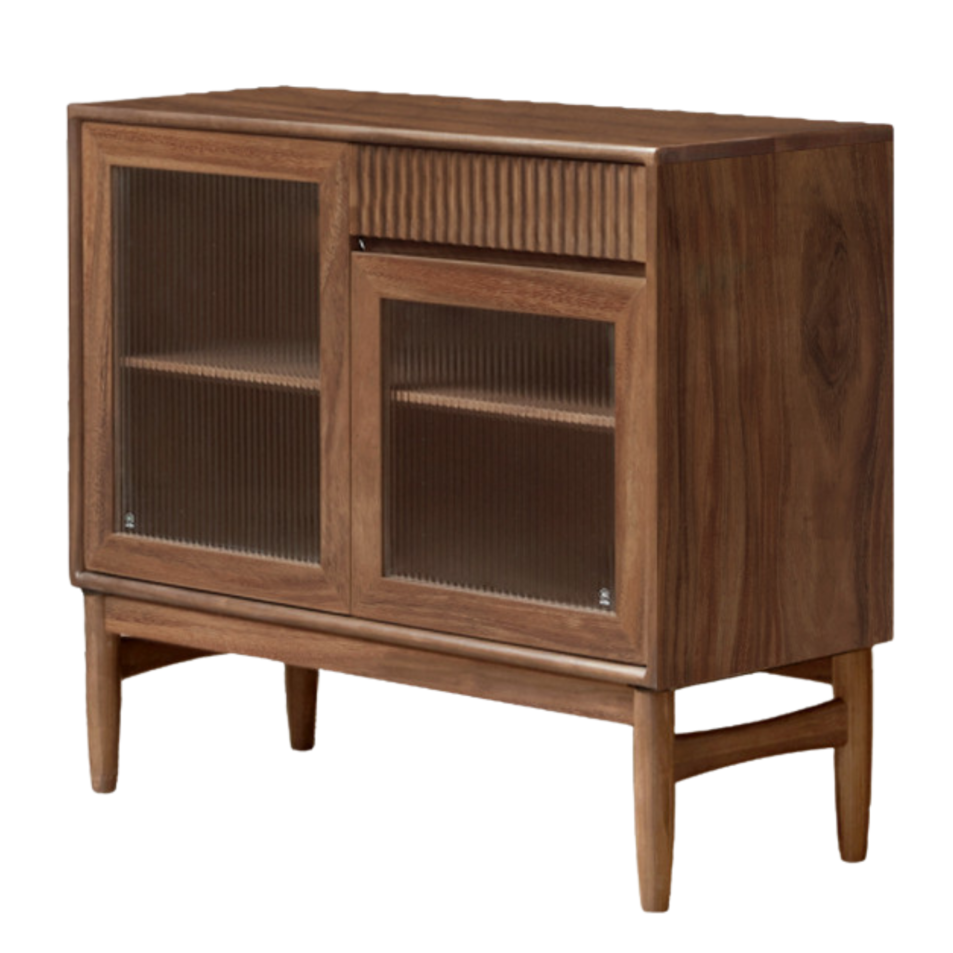 Oak, Black Walnut, South American Walnut, Solid Longan Hardwood, Red Zebrawood Solid Wood Light Luxury Sideboard