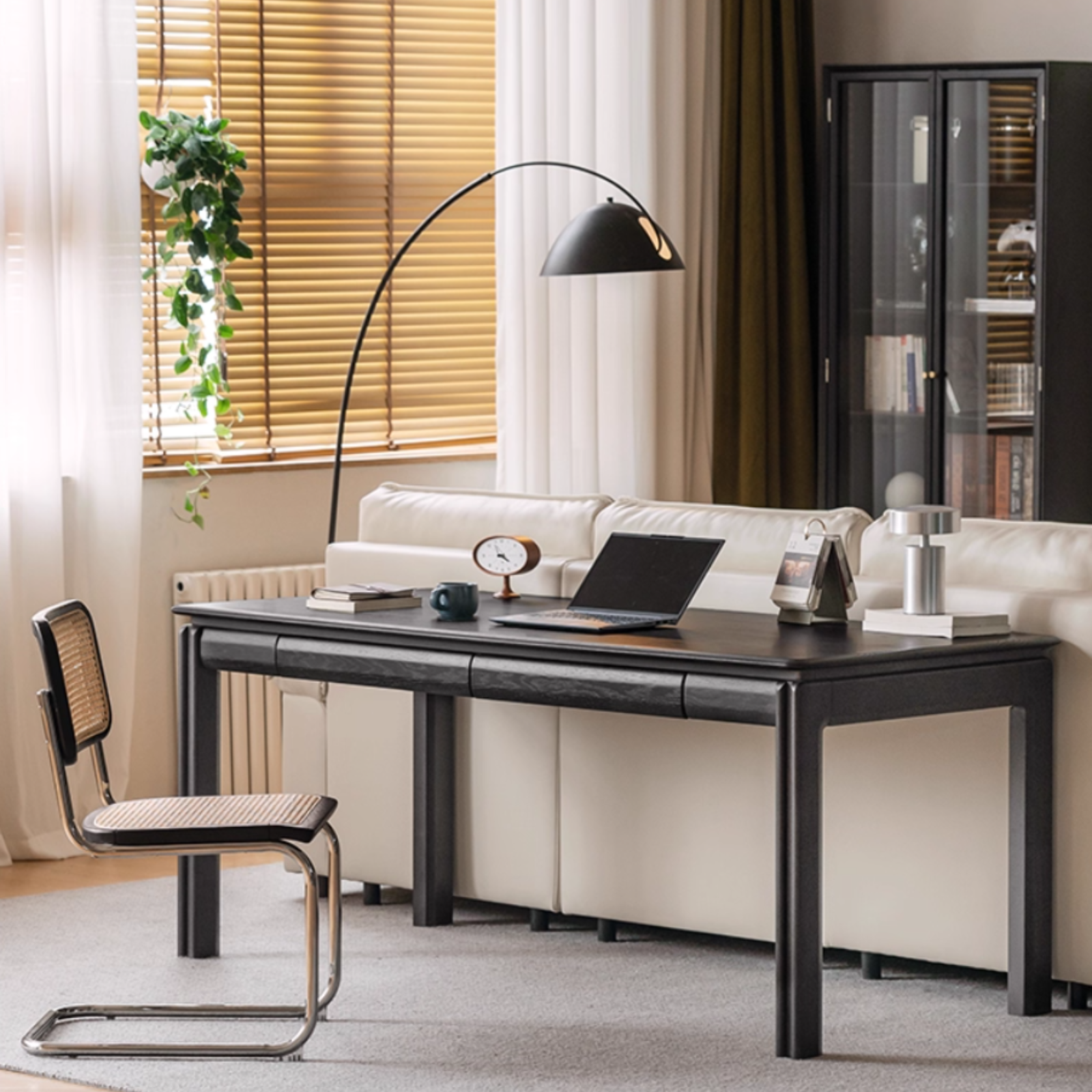 Oak, Ash Solid Wood Large Size Desk