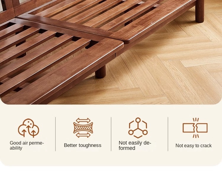 Rubber Solid Wood American Light Luxury Sofa
