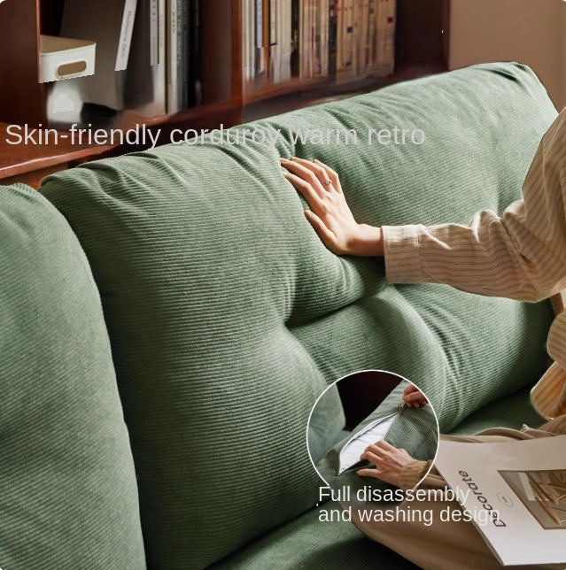 Rubber Solid Wood American Light Luxury Sofa
